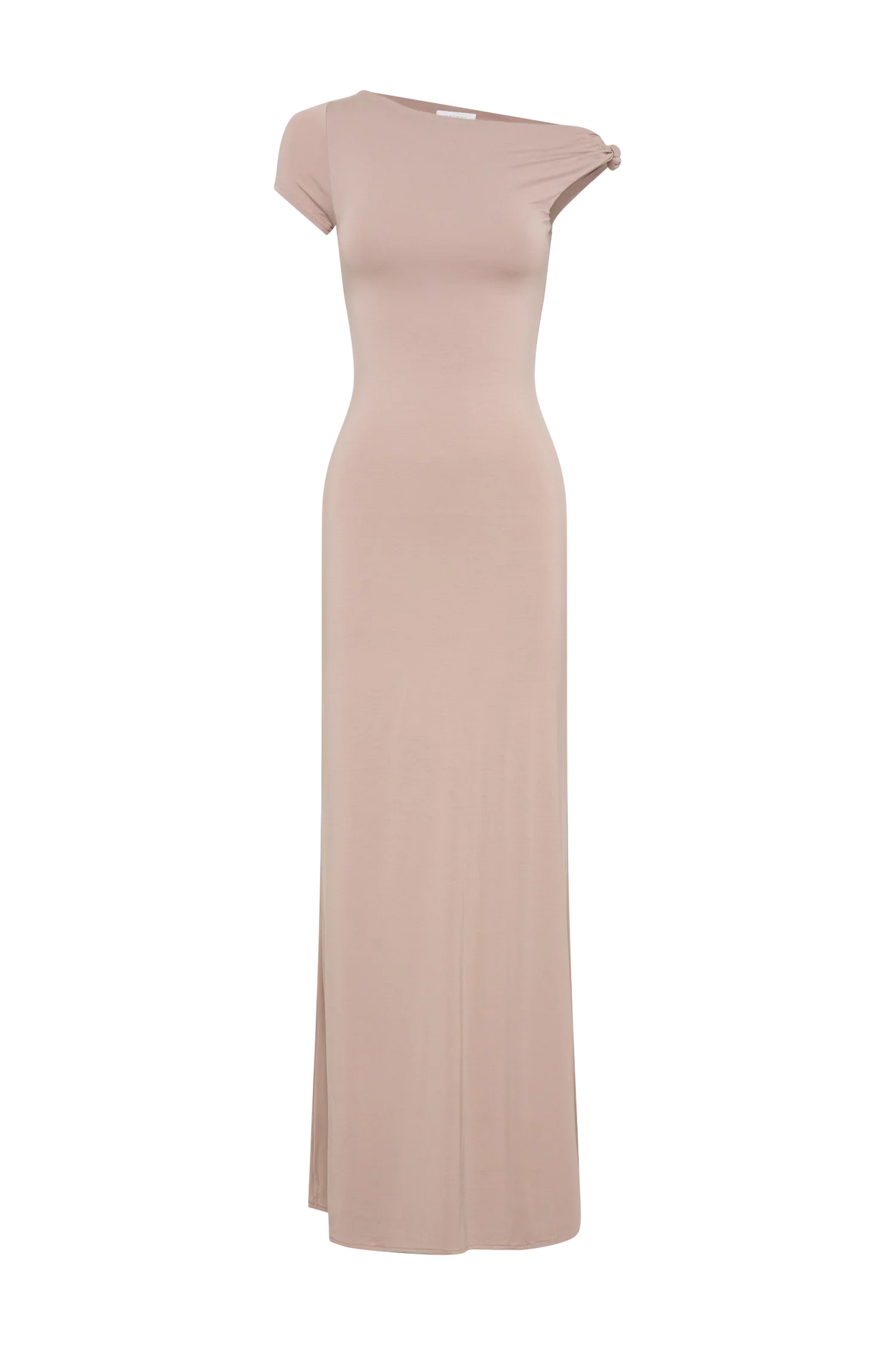 Tamsin Short Sleeve Modal Maxi Dress - Mushroom
