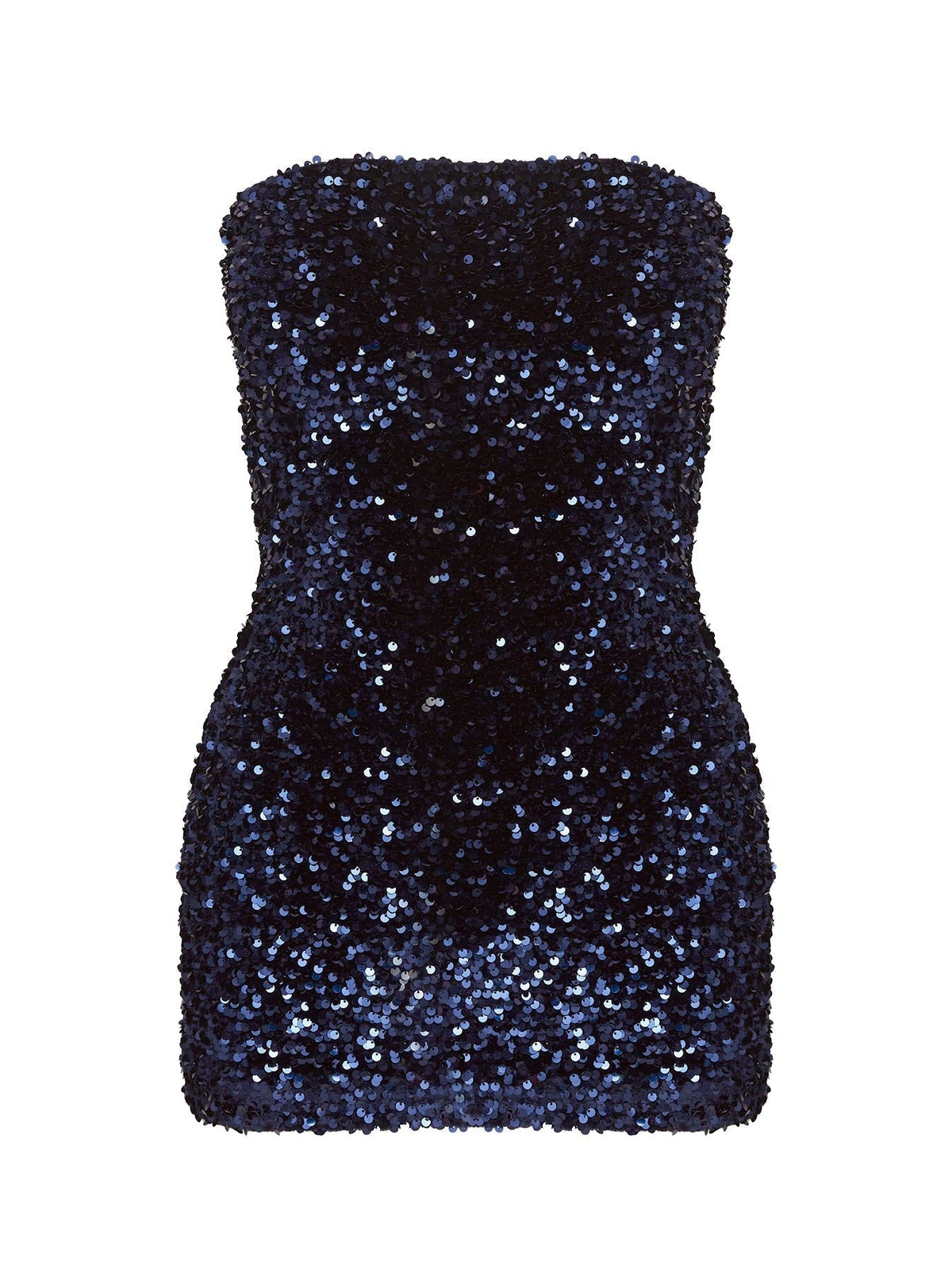 Eldoni Strapless Mini Dress Navy