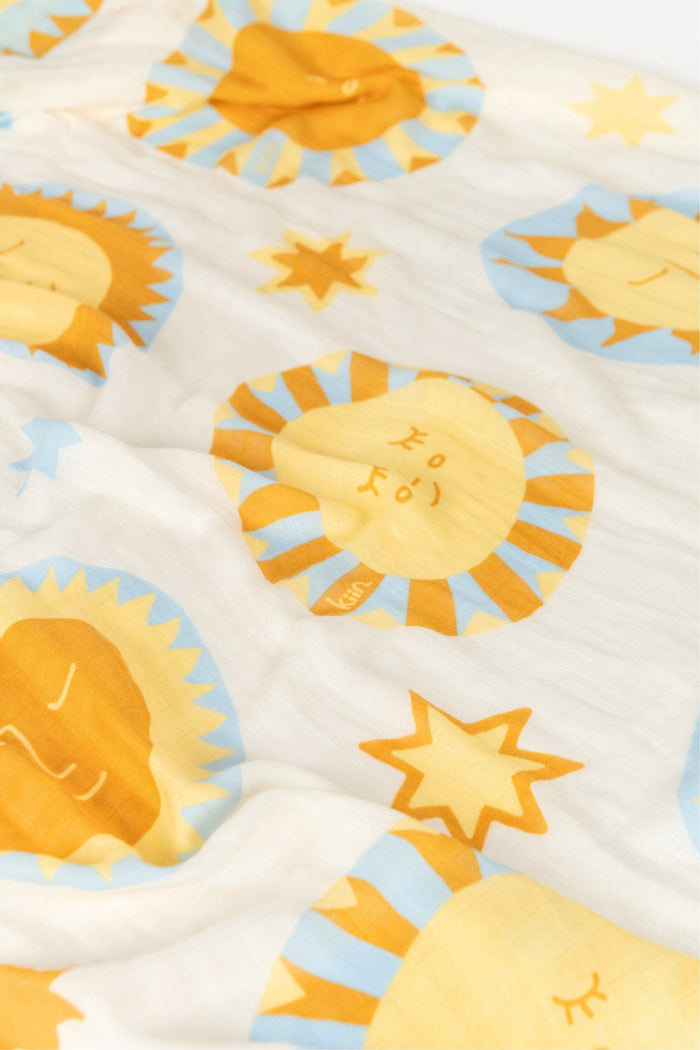 Organic Muslin Swaddle - Sunny Day (Limited Edition)