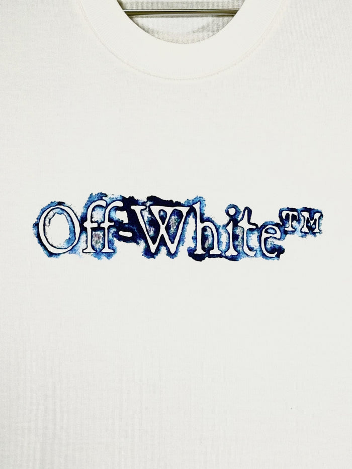 Playera 100% Algodón Off White Cuello Redondo