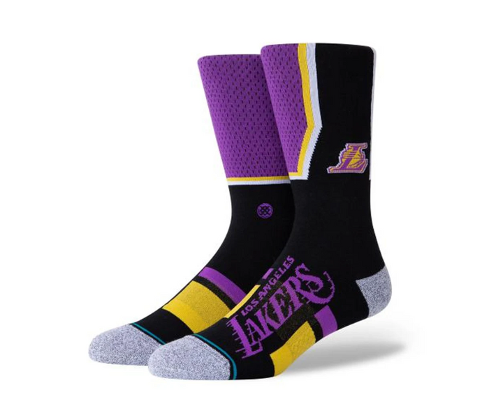 STANCE Lakers Shortcut 2 Crew Socks