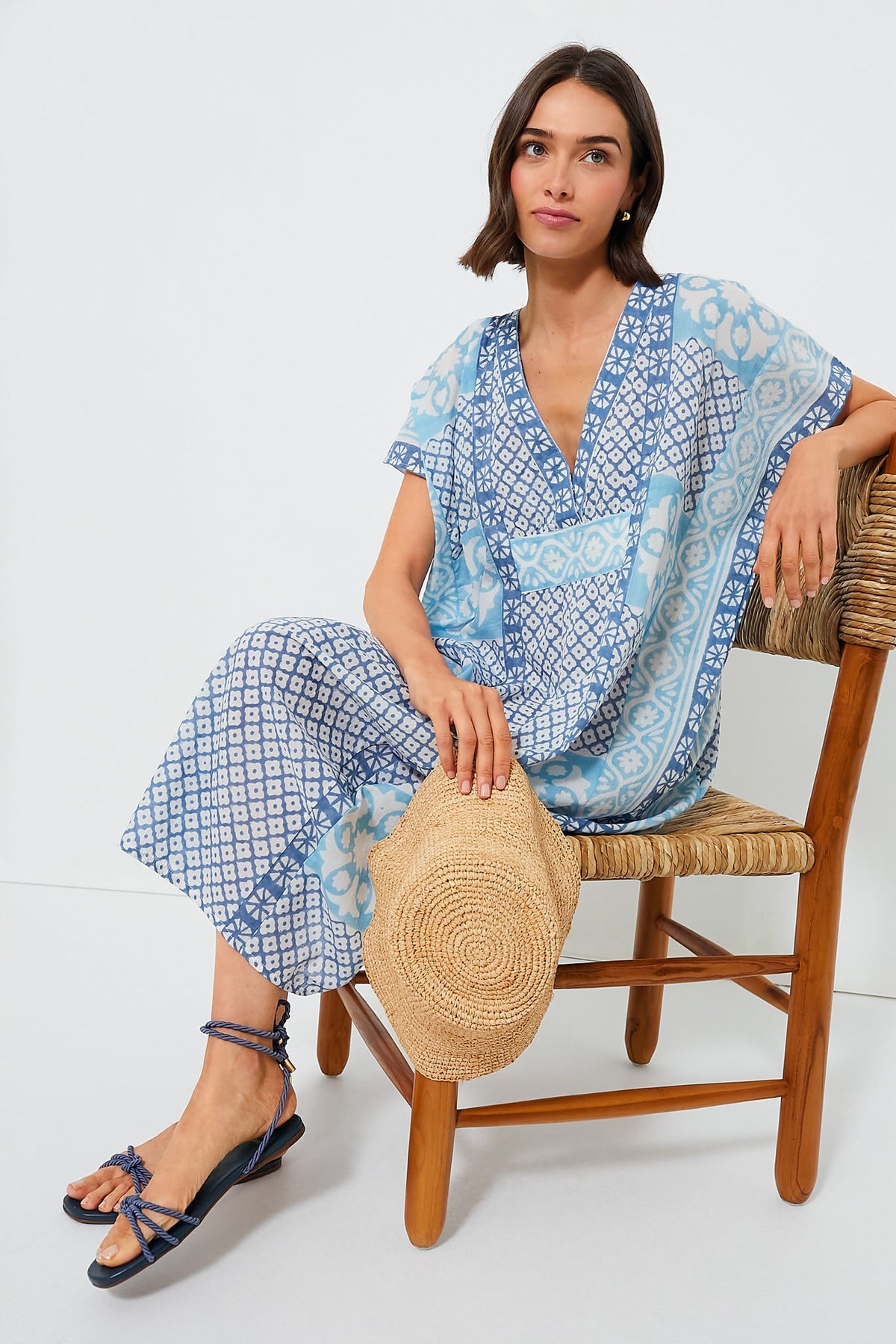 Blue Daughters Caftan
