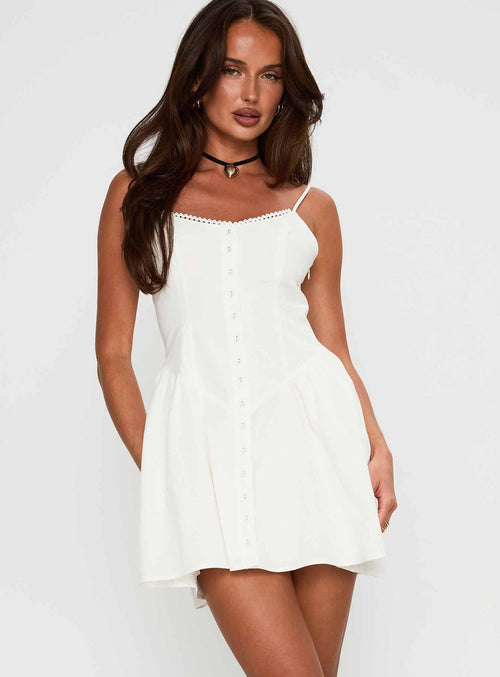 Toulouse Mini Dress White