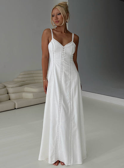 Mercie Maxi Dress White