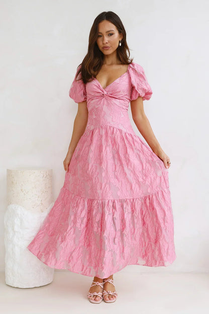 Night To Shine Maxi Dress Pink