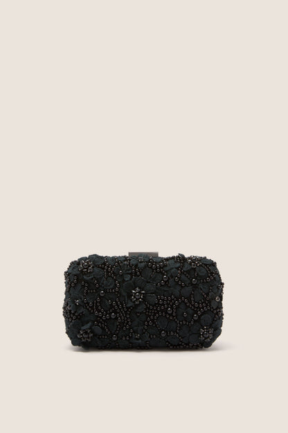 Black Beth Encrusted Clutch