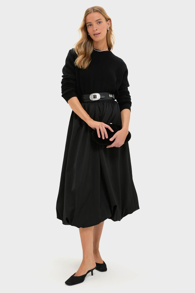 Black Clairmont Bubble Skirt