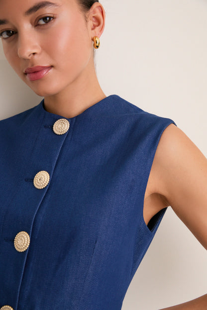 Blue Laetitia Denim Dress