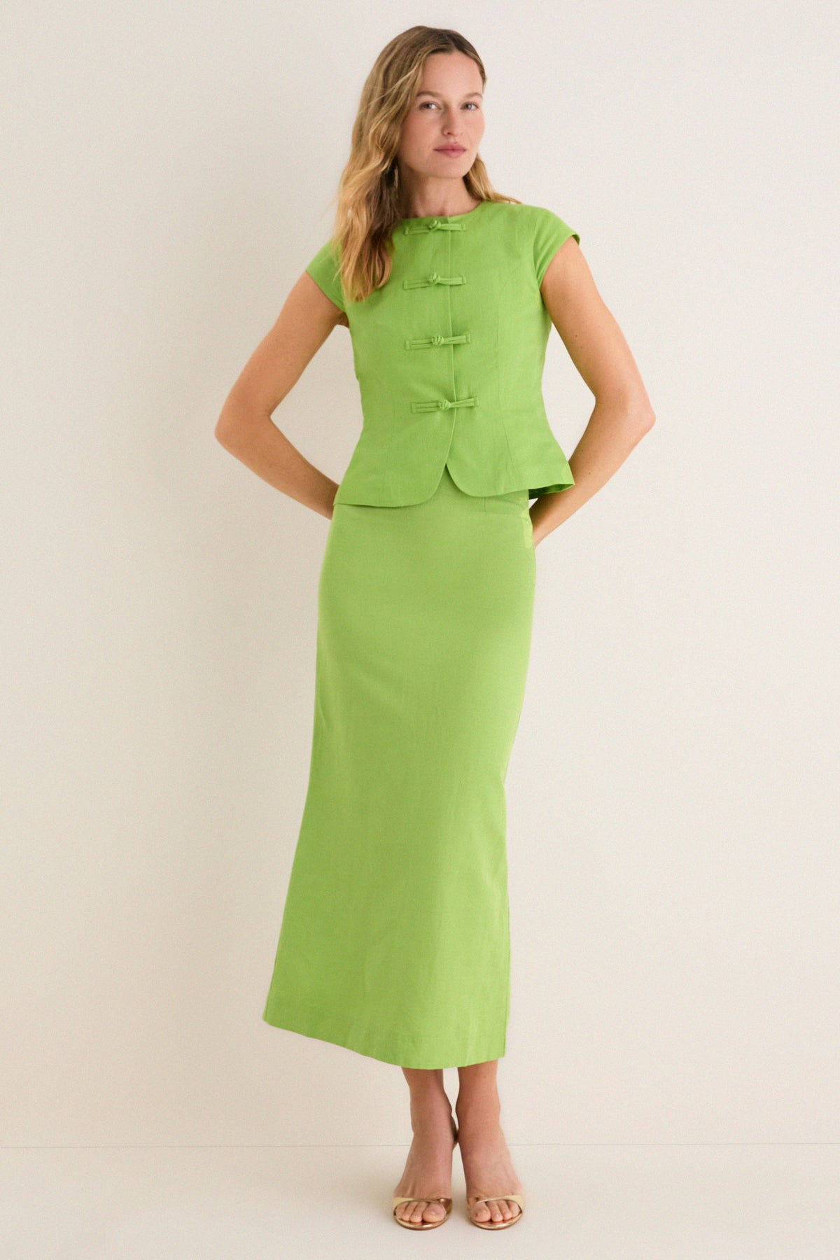 Apple Mia Linen Mix Skirt