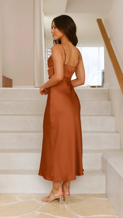 Audrey Maxi Dress - Copper