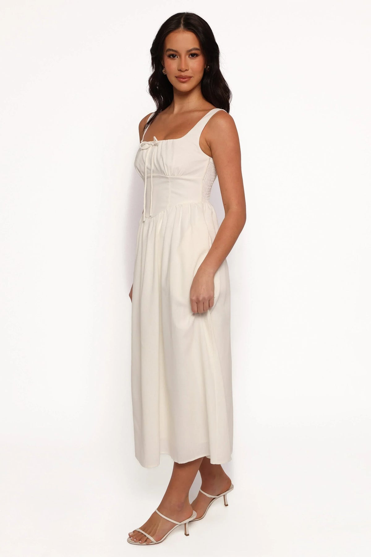 Kinslee Midi Dress - White