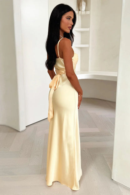 Novella Maxi Dress - Yellow
