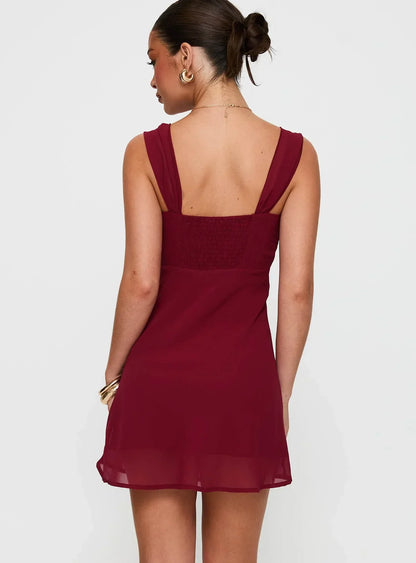 Solasta Mini Dress Red