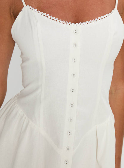 Toulouse Mini Dress White