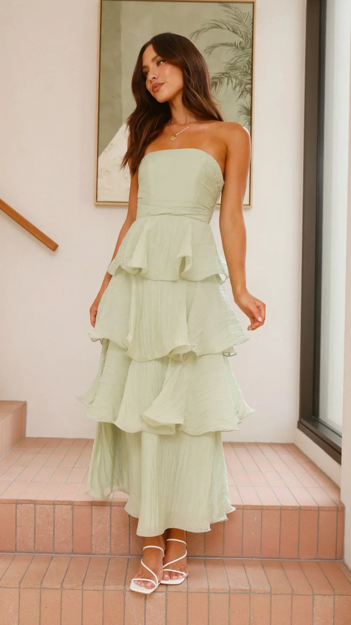 Lanica Maxi Dress - Sage