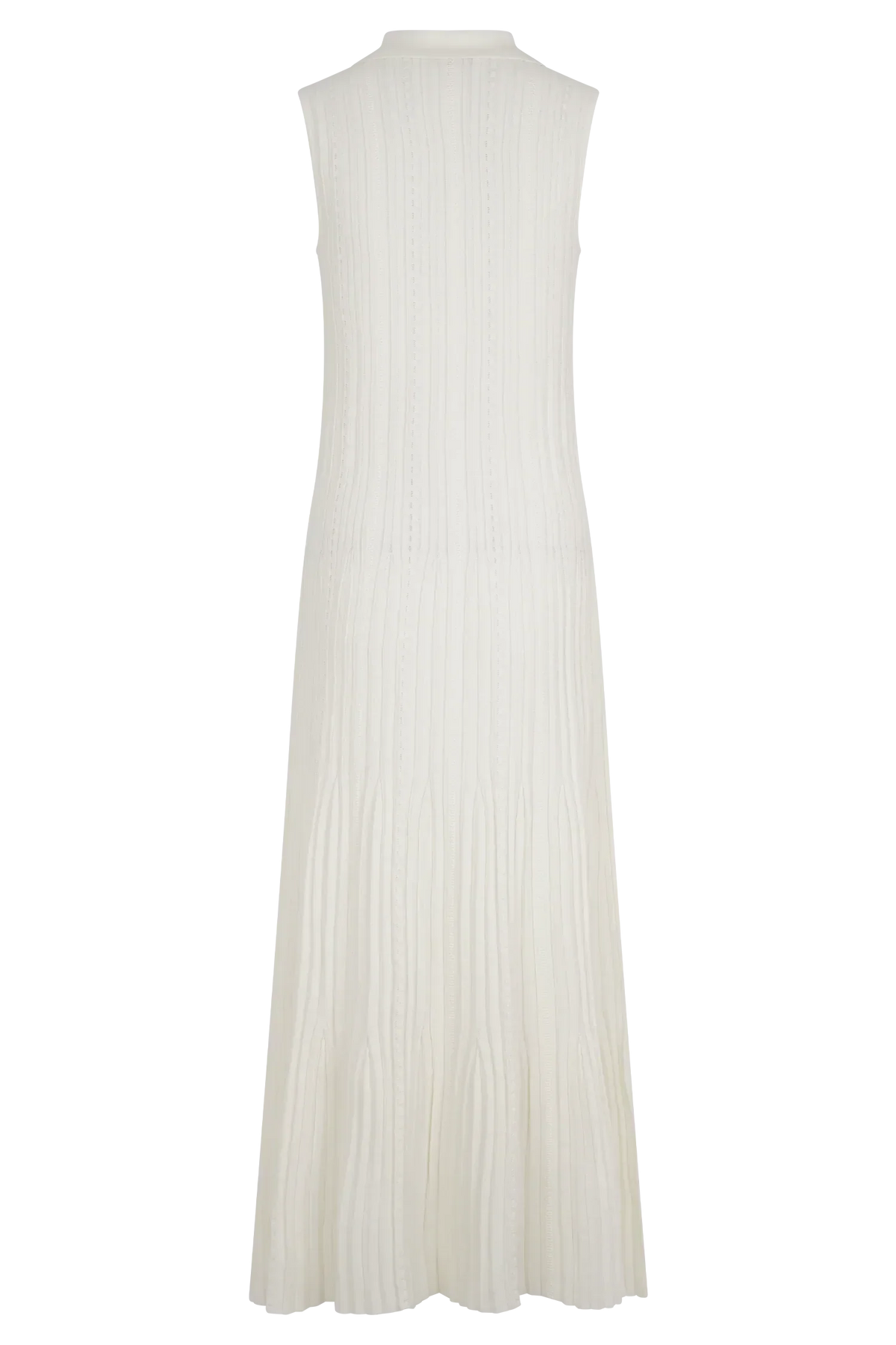 Margie Sleeveless Knit Midi Dress - White