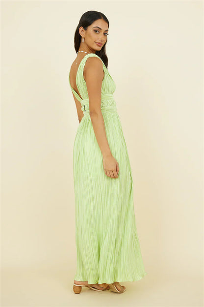 Jupiter Calling Maxi Dress Green