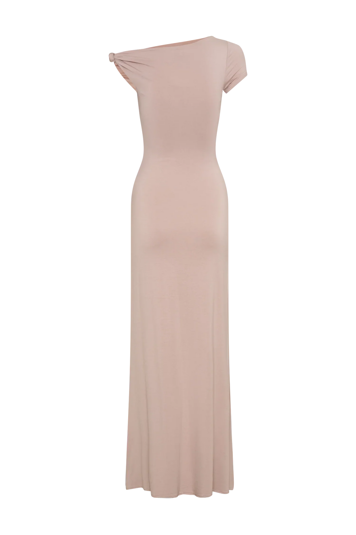 Tamsin Short Sleeve Modal Maxi Dress - Mushroom