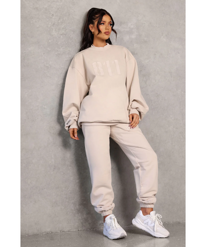 811 Originals Unisex Signature Logo Pants (Beige)