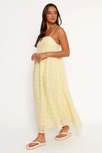 Alyah Maxi Dress - Butter Yellow