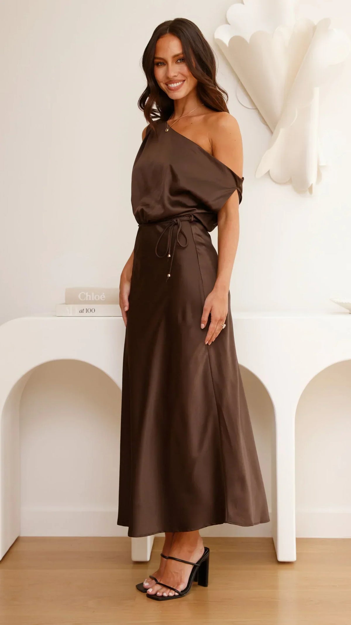 Prudence Maxi Dress - Brown