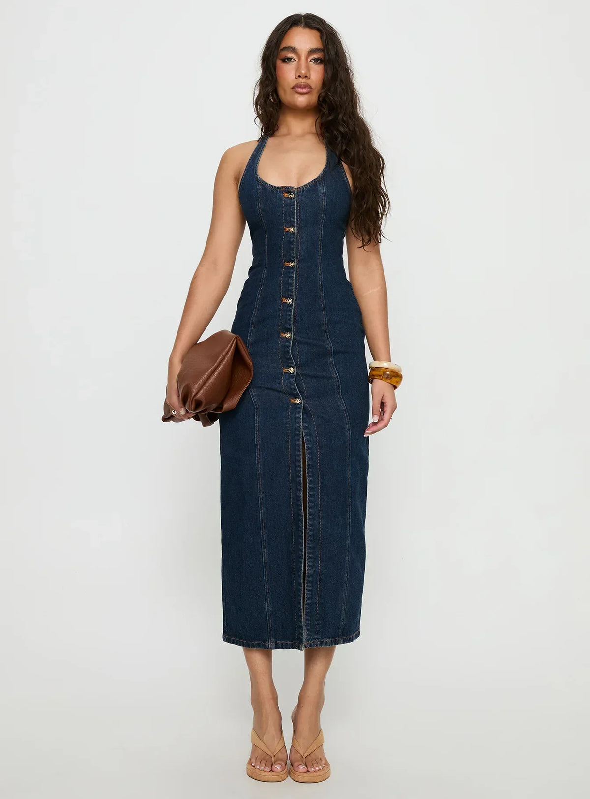 Kenny Maxi Dress Indigo