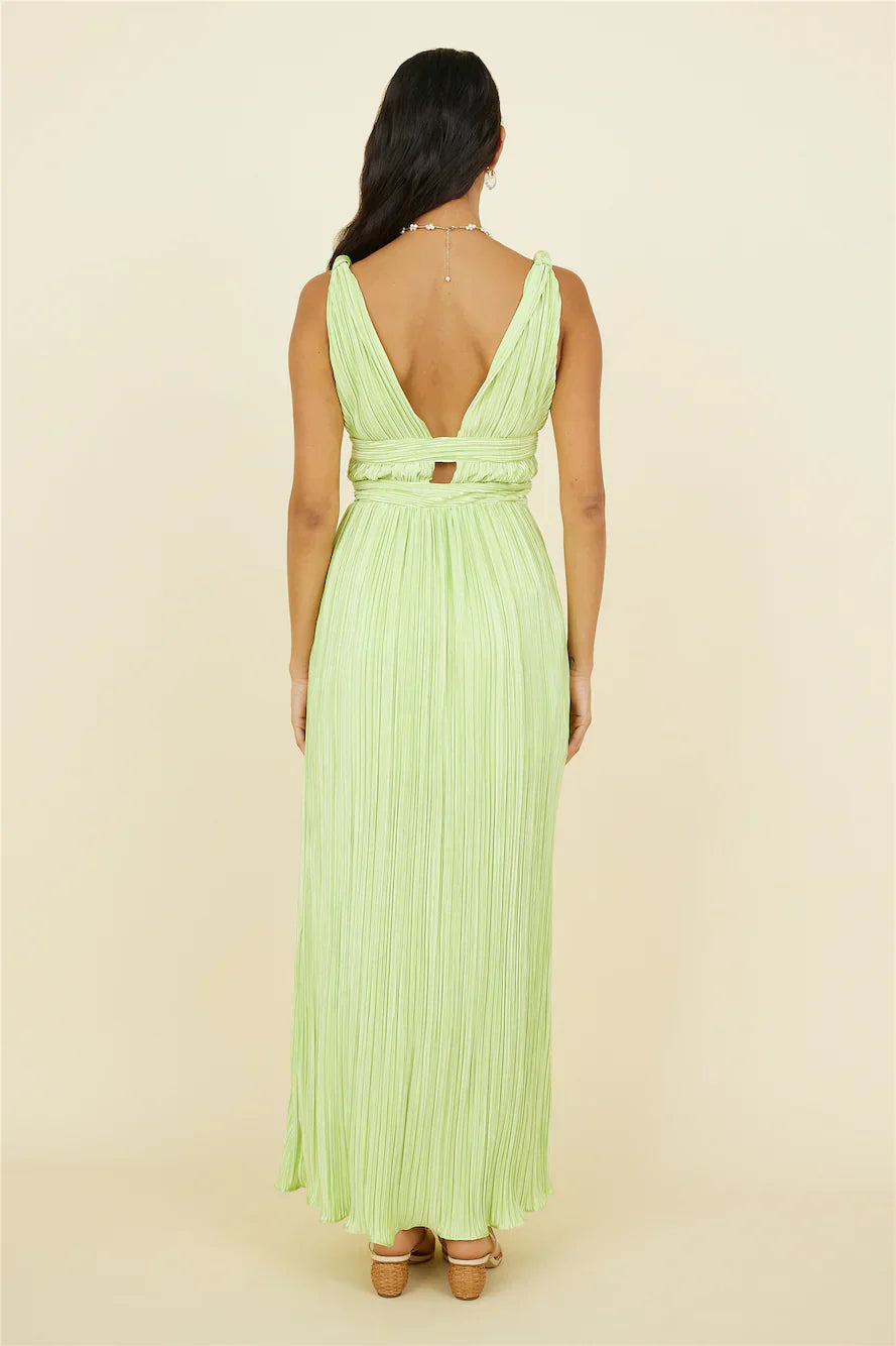 Jupiter Calling Maxi Dress Green