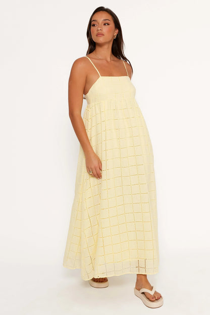 Alyah Maxi Dress - Butter Yellow