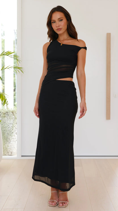 Iantha Maxi Dress - Black