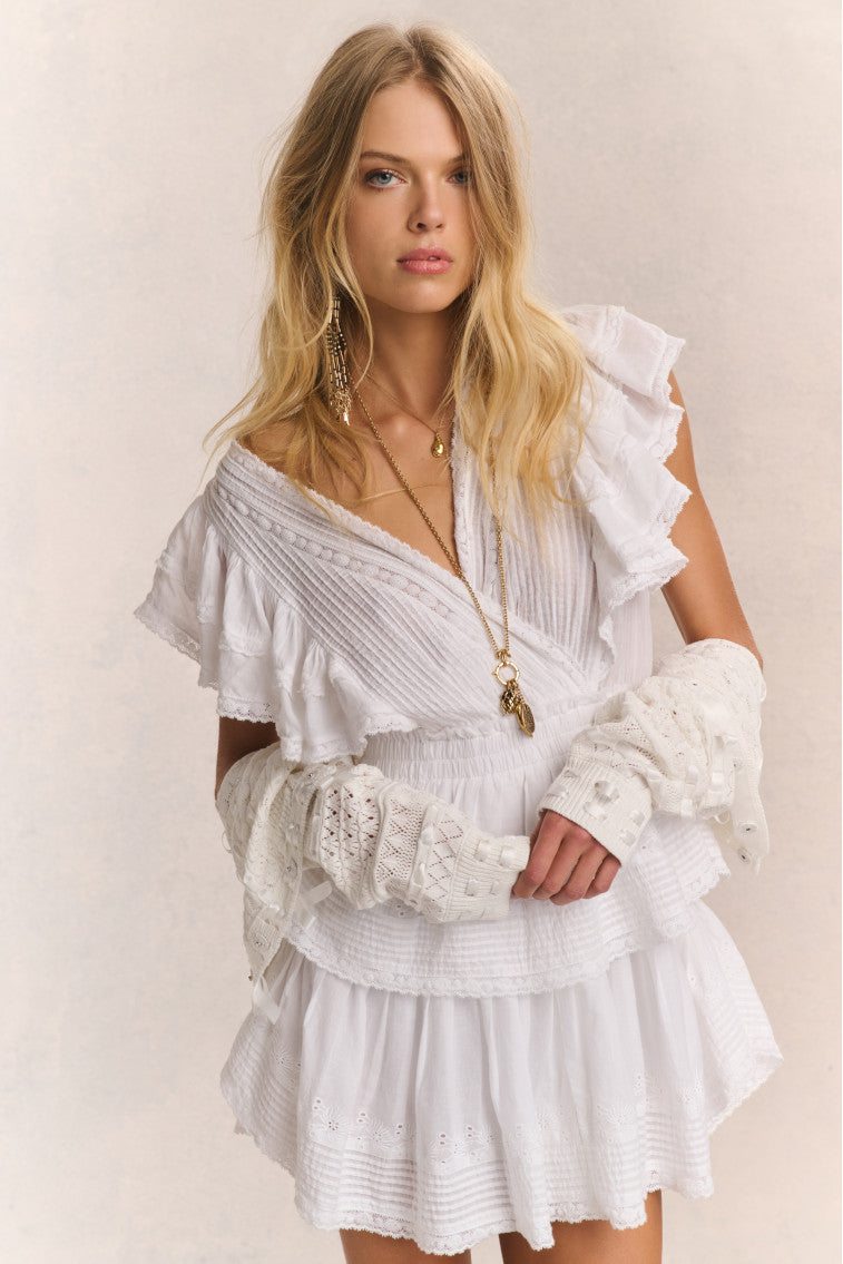 Gwen Mini Dress - WHITE