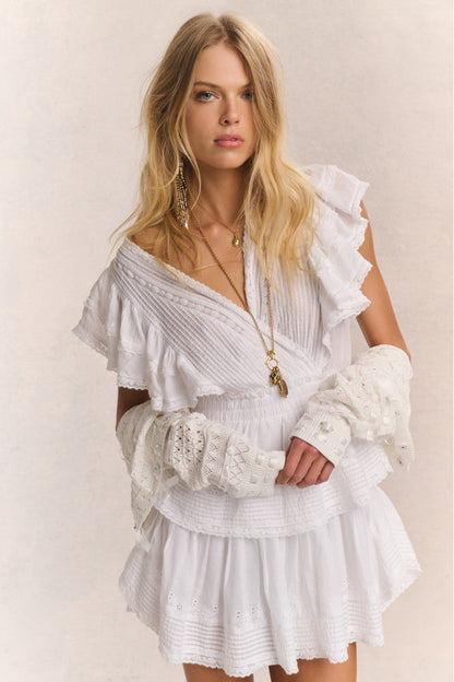 Gwen Mini Dress - WHITE