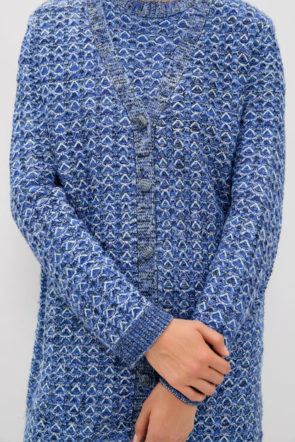 Blue Knit Liv Cardigan
