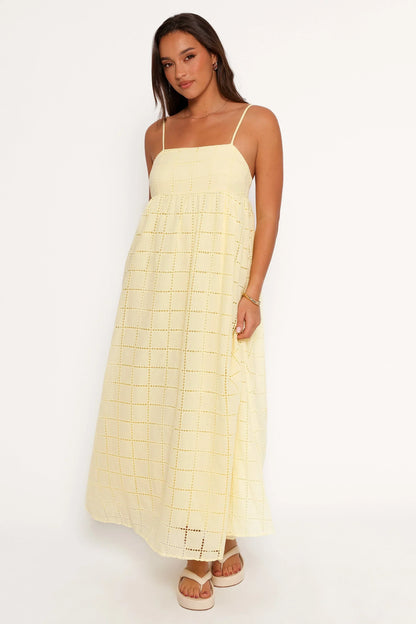 Alyah Maxi Dress - Butter Yellow