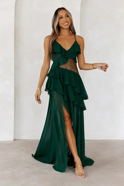 Dream Night Maxi Dress Green