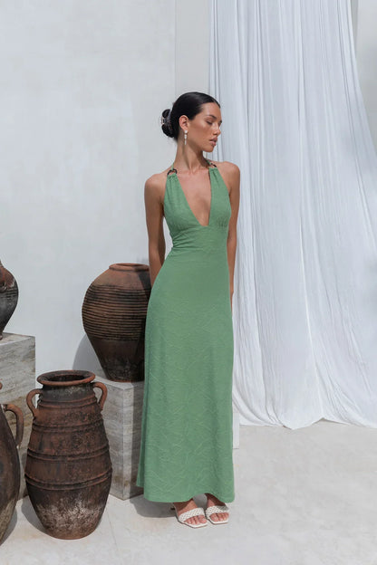 Adano Maxi Dress Green