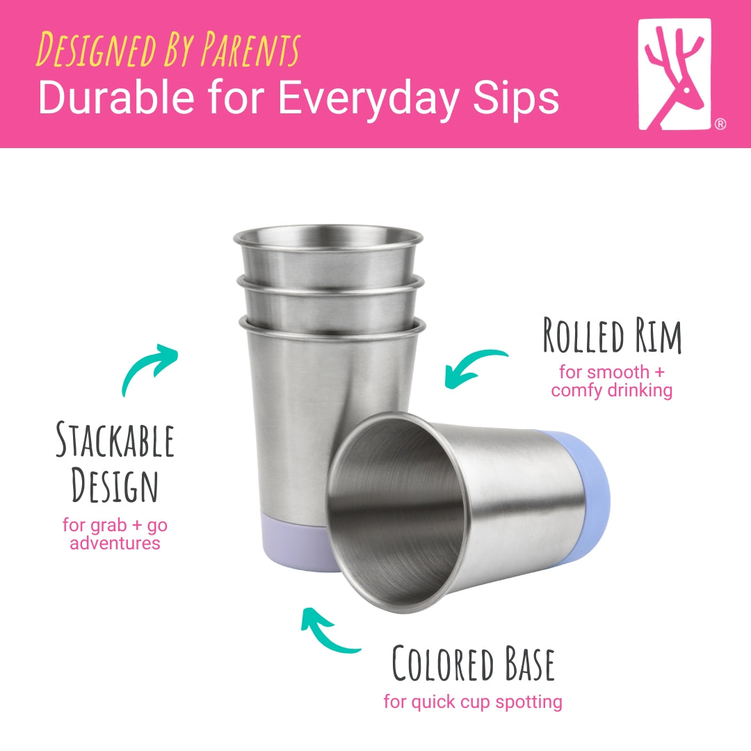 Stainless Steel 12oz Cups (MistyBlue/Navy/Gray/Sage)