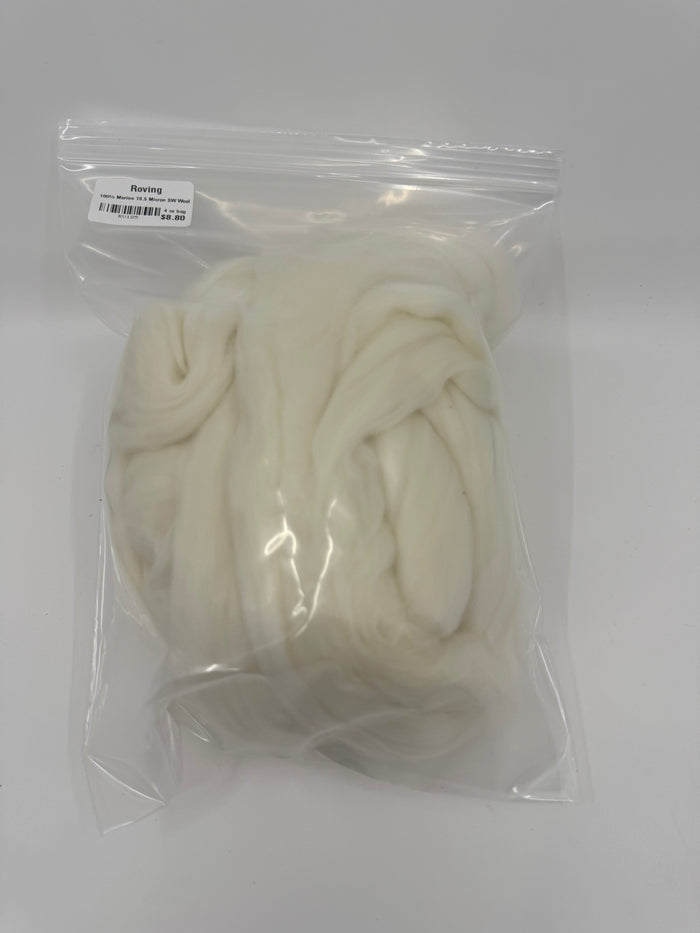 Superfine Merino Roving - 18.5 micron - Superwash