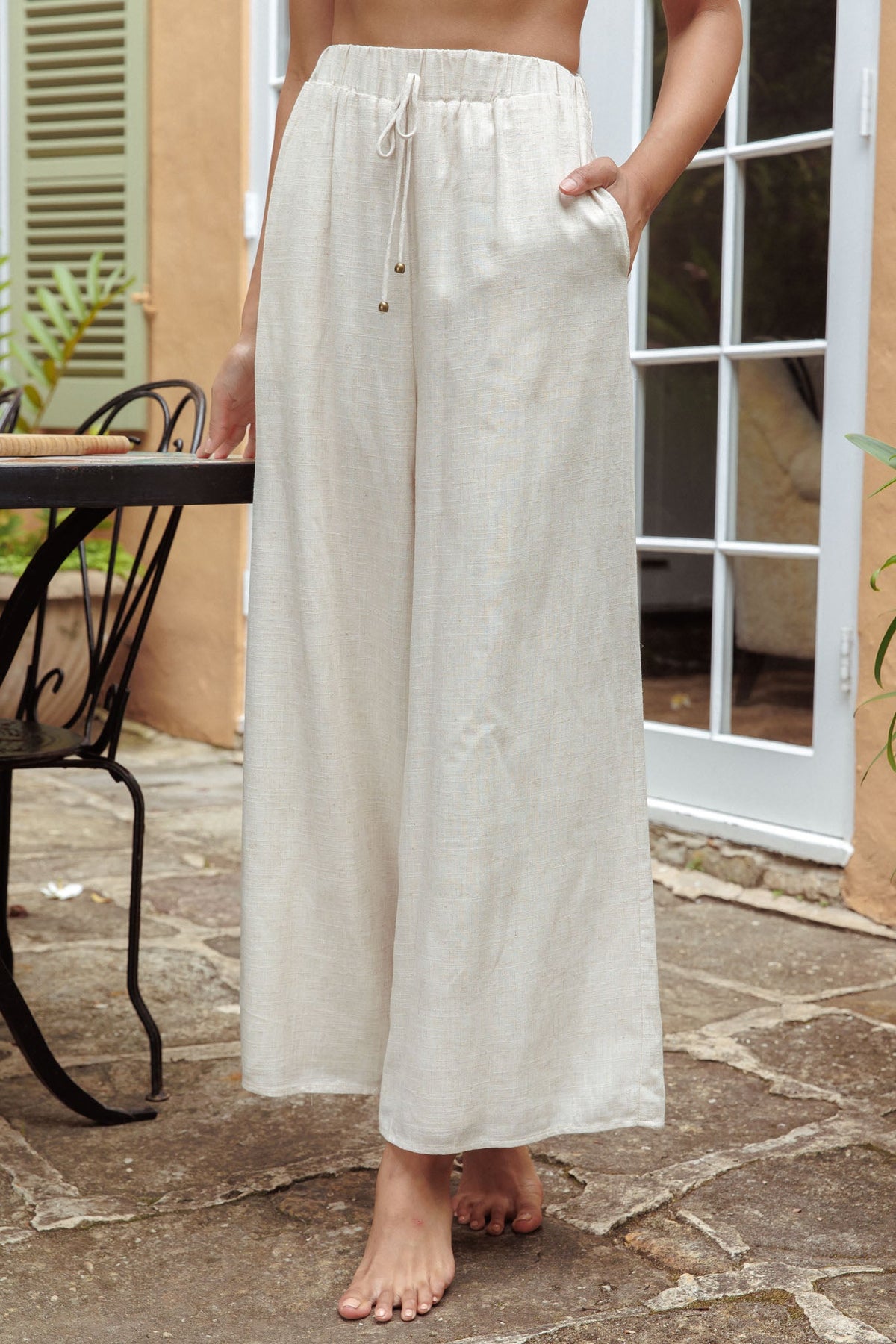 Bondi Side Pocket Pants Oat