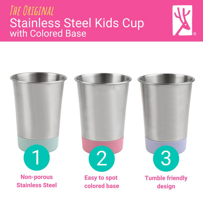 Stainless Steel 12oz Cups (MistyBlue/Sage/Blush/Lilac)