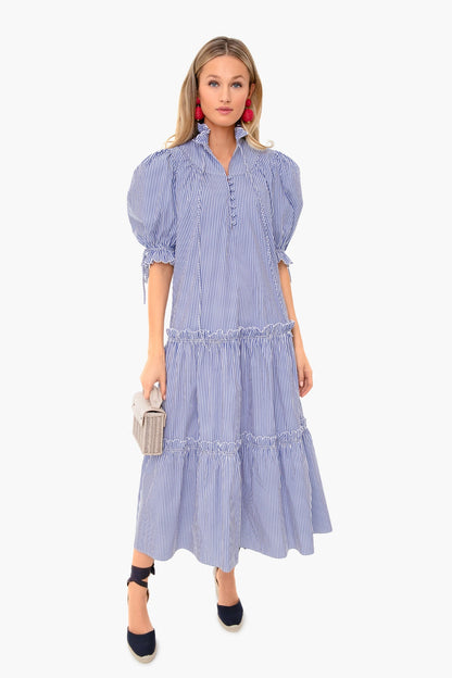 Blue Stripe Holloway Dress