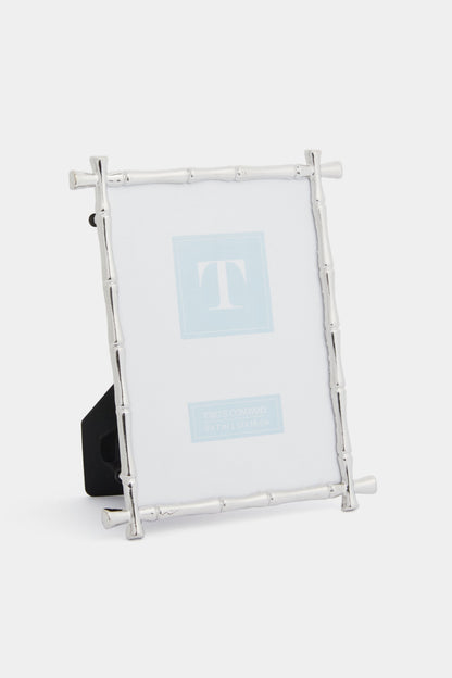 5x7 Bamboo Silver Frame