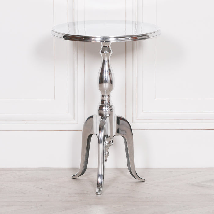 Aluminium Round Side Table - Modern Home Interiors