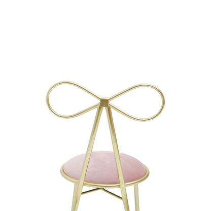 Bow Decor Velvet Dining Chair