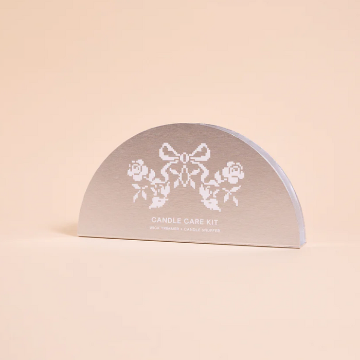 Candle Care Kit - Silver/Black