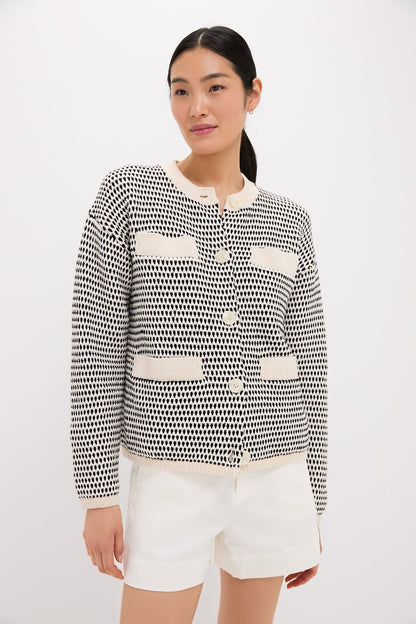 Birch Multi Stitch Tidewell Textured Knit Jacket