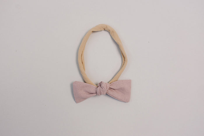 Dusty Rose Hair Bow