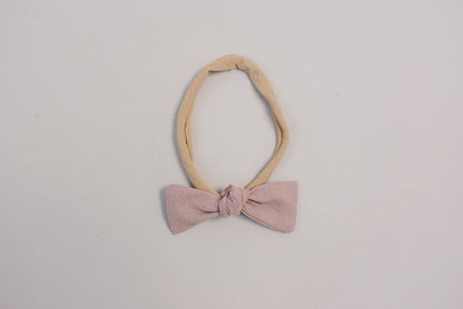 Dusty Rose Hair Bow