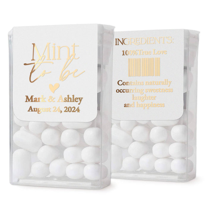 Elegant Foiled Tic Tac Stickers - XOXOKristen