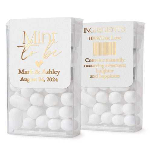 Elegant Foiled Tic Tac Stickers - XOXOKristen