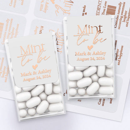 Elegant Foiled Tic Tac Stickers - XOXOKristen